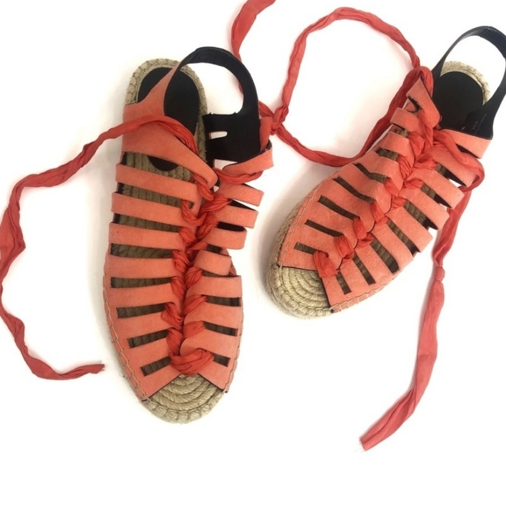 Rebecca Minkoff Gemma Suede Cutout Espadrilles